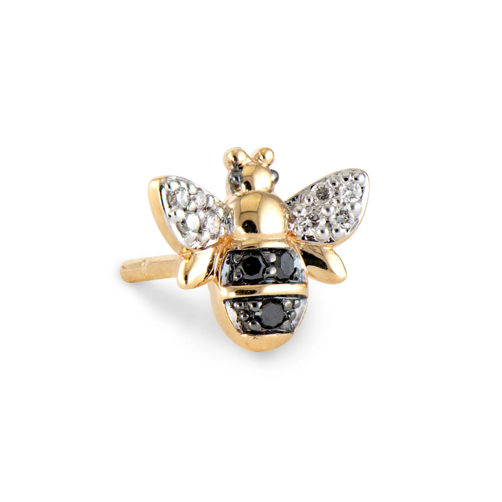 Bumble Bee Post Earrings