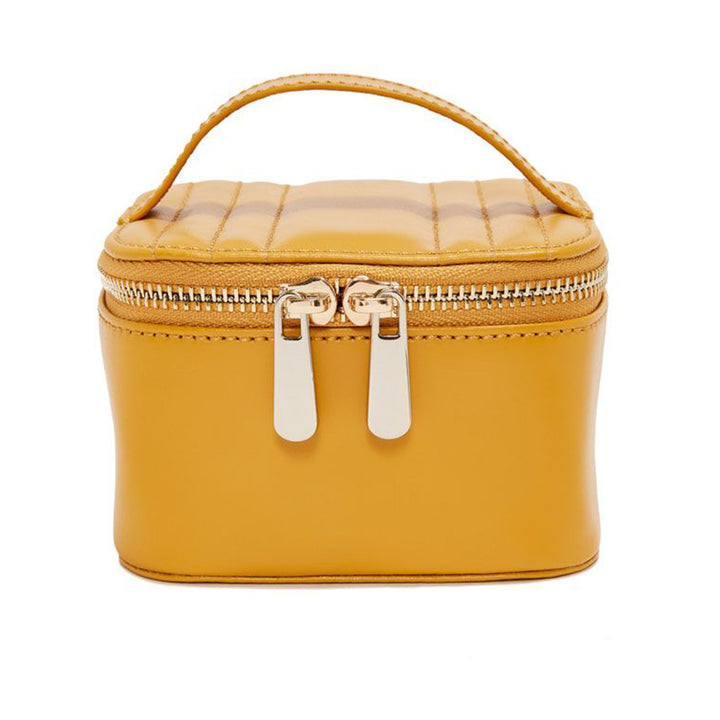 Maria Zip Jewelry Cube - Mustard