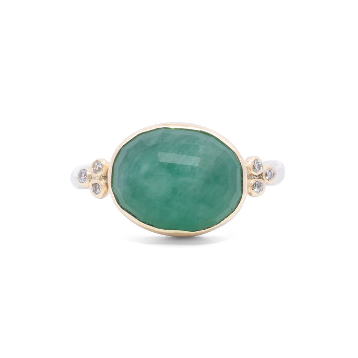 Emerald & Diamond Ring