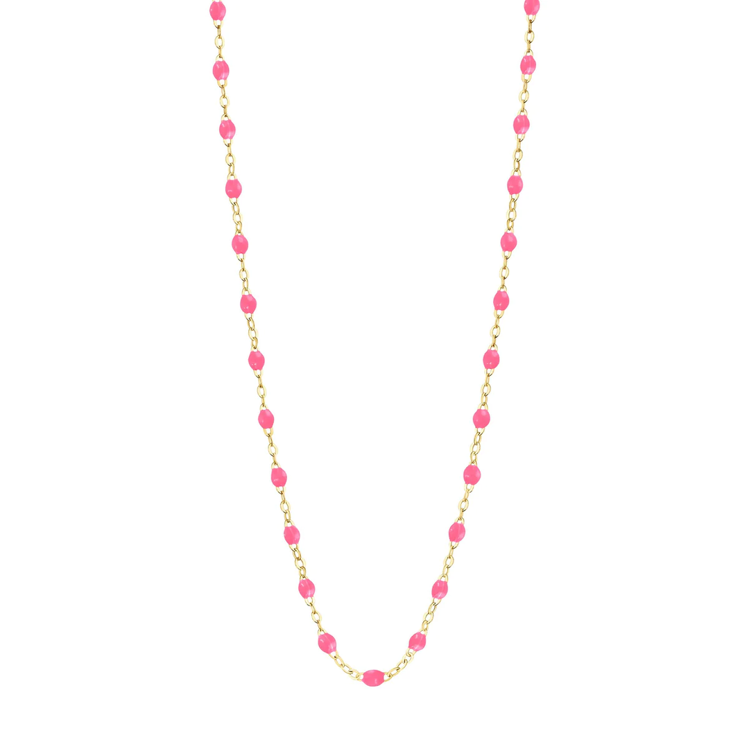 Classic Gigi Pink Resin Necklace