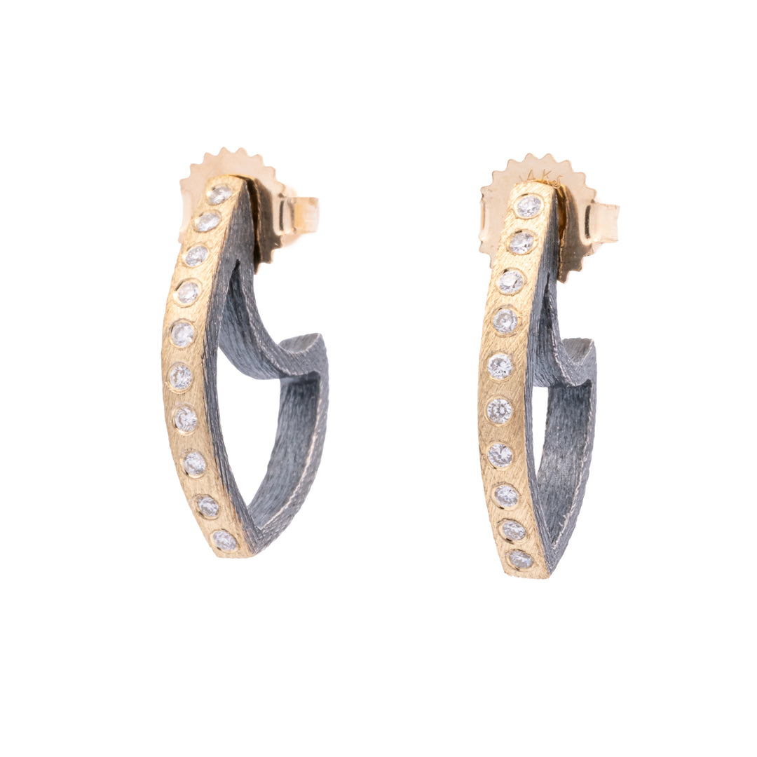 Celine Thin Small Hoop Earrings