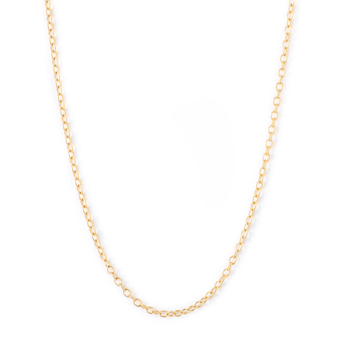 1.7mm Gold Cable Chain Necklace