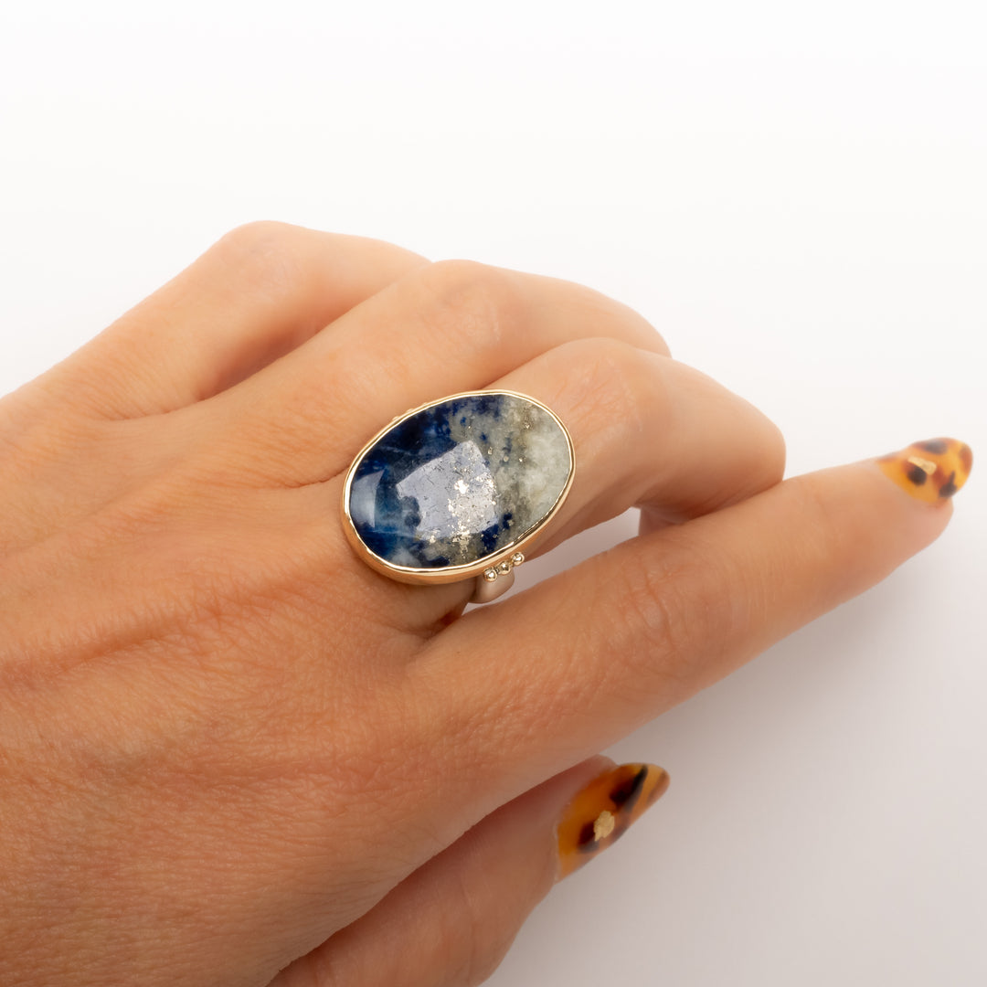 Oval Afghanite Ring