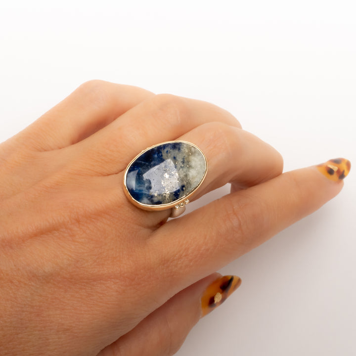 Oval Afghanite Ring