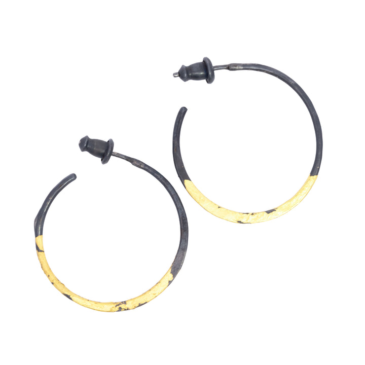 Sickle Hoop Earrings