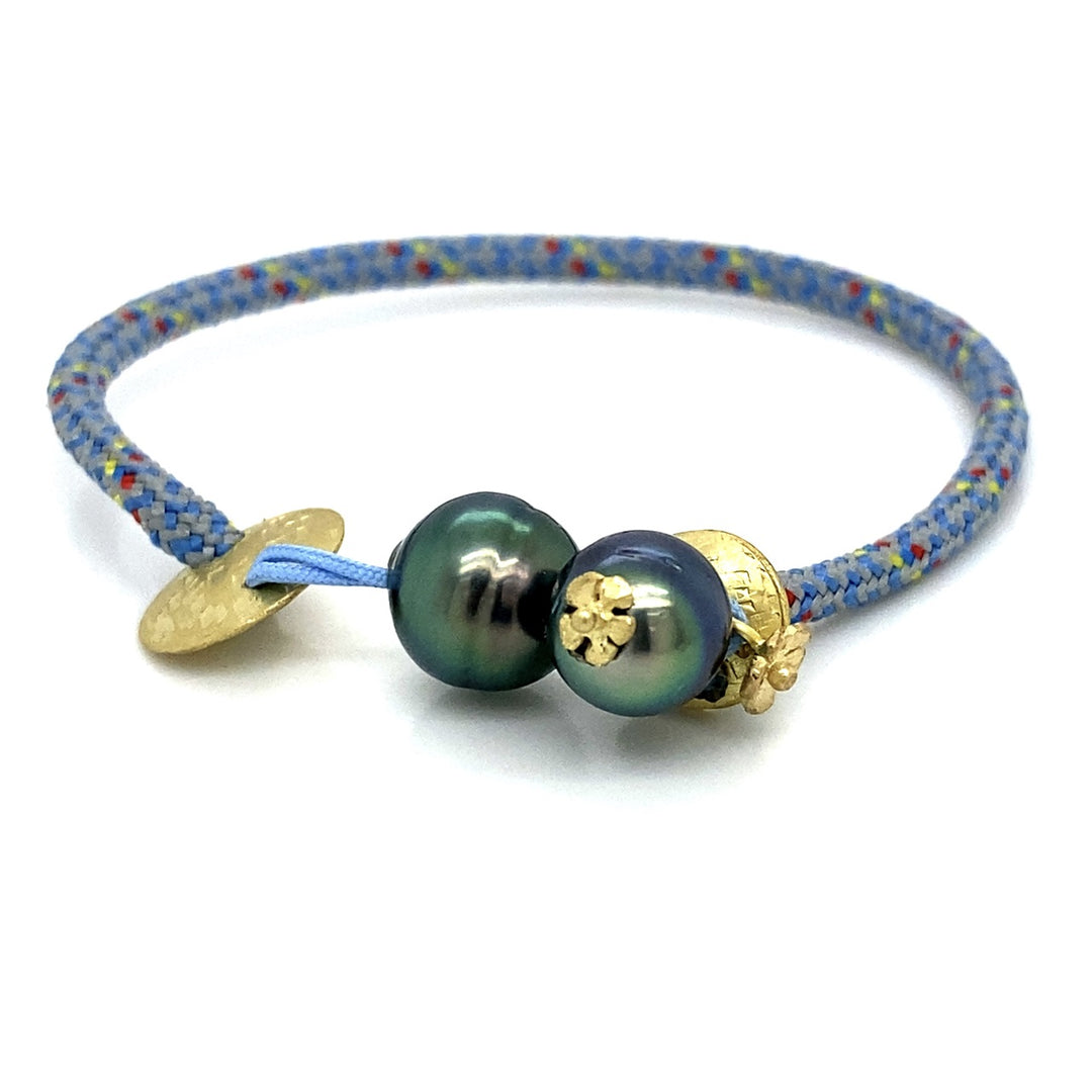 Tahitian Pearl Blue Bracelet