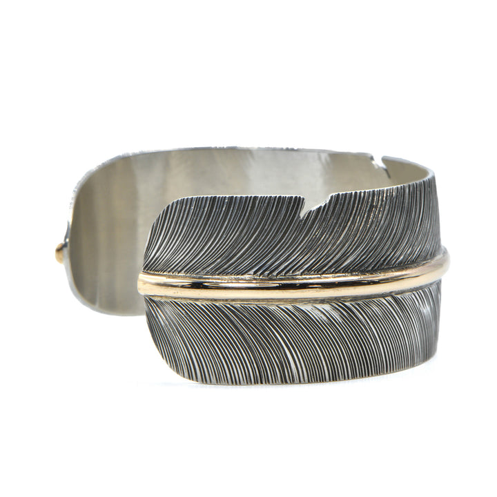 1" Feather Cuff Bracelet