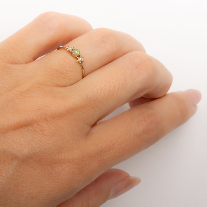 Opal Stellar Ring