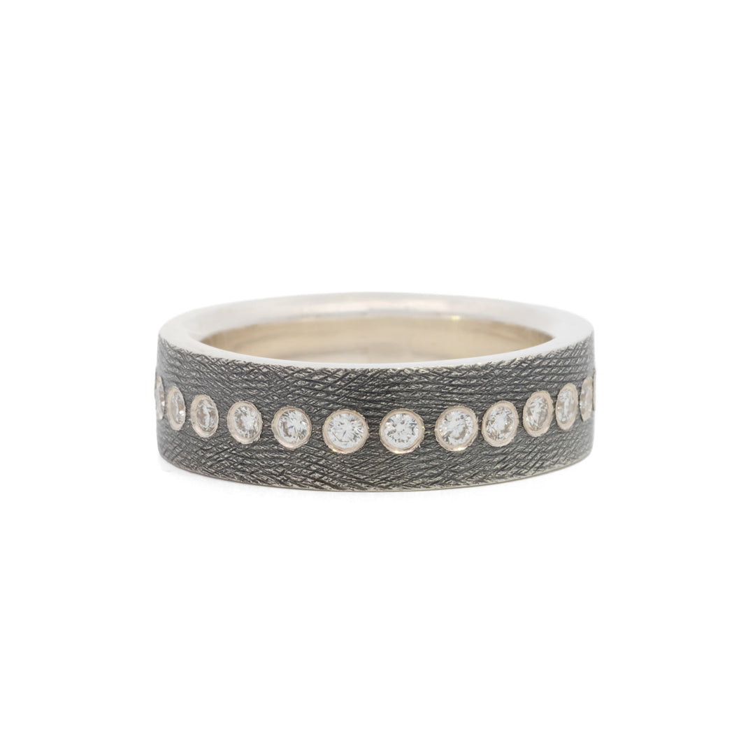 Trunk Show Adam 6 mm White Diamond Ring