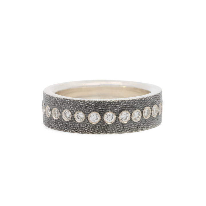 Trunk Show Adam 6 mm White Diamond Ring