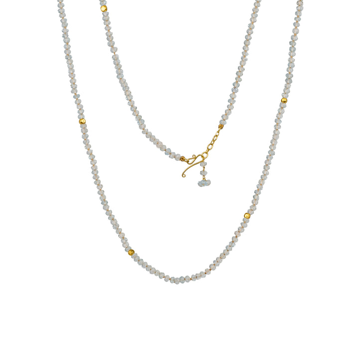 Aquamarine Beaded Necklace