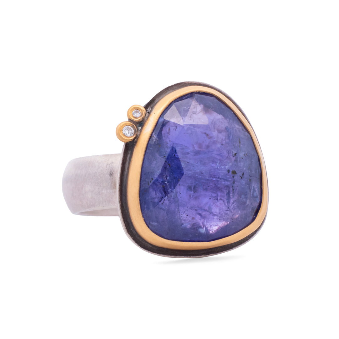Tanzanite and Diamond Ring