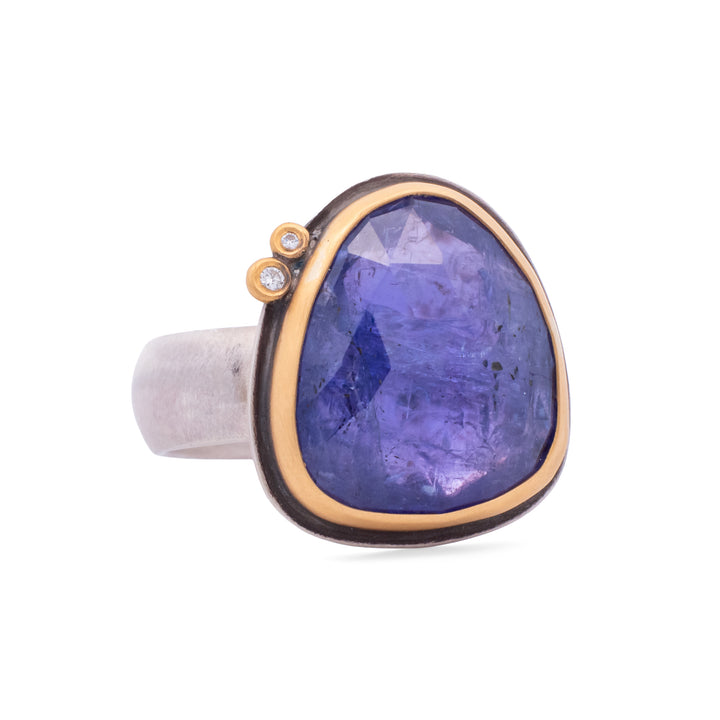 Tanzanite and Diamond Ring