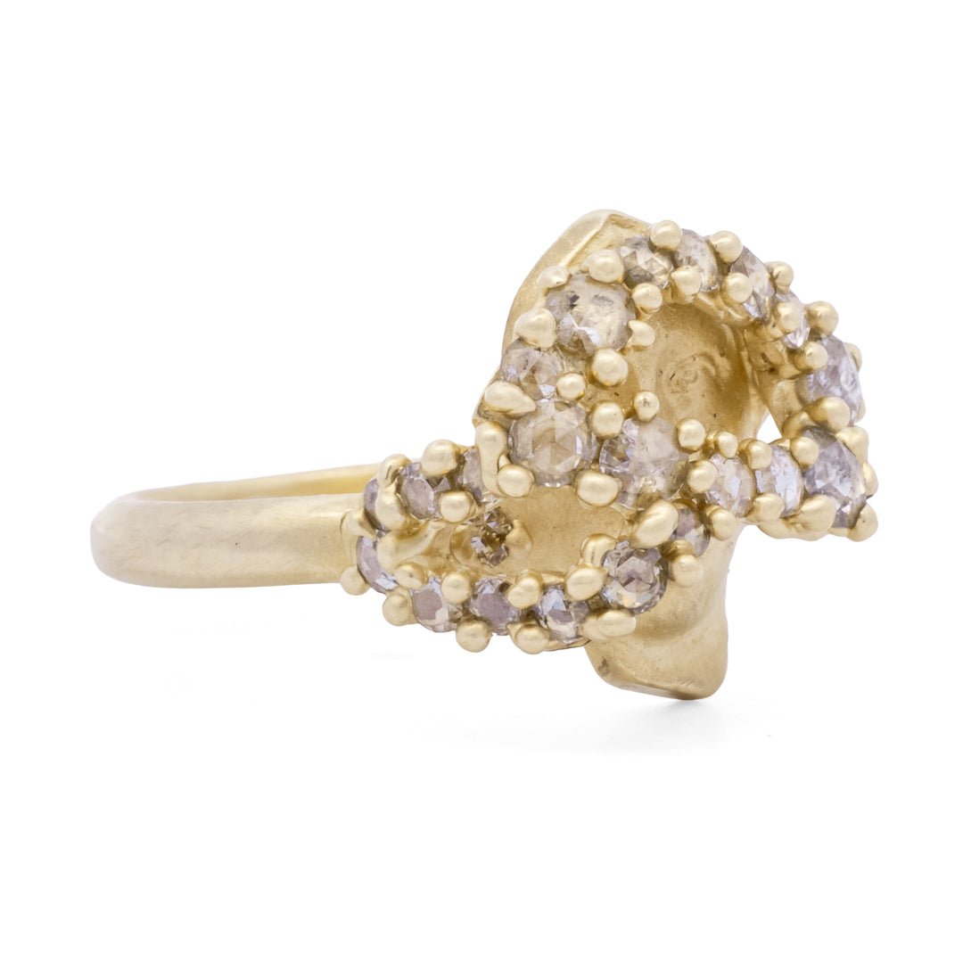 Diamond "Sybil Through the Veil" Ring