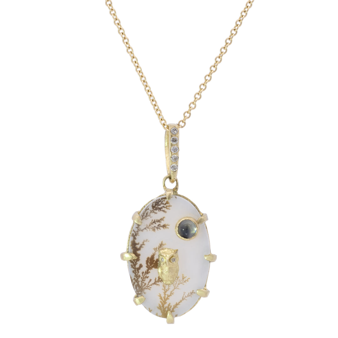 Meadowline Dendritic Agate Pendant