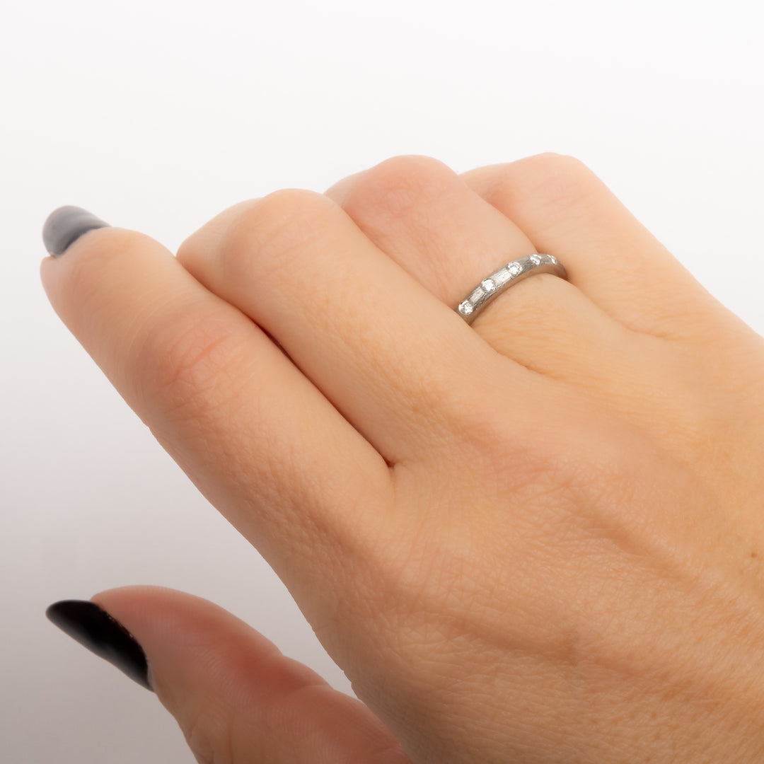 Gypsy 2.7mm White Gold Diamond RIng