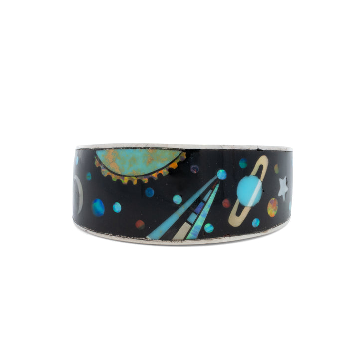 Galaxy Wide Inlay Ring