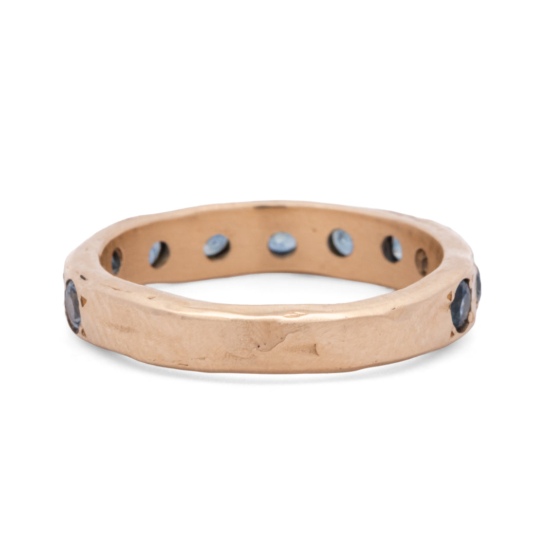 Montana Sapphire 11 Stone Ring