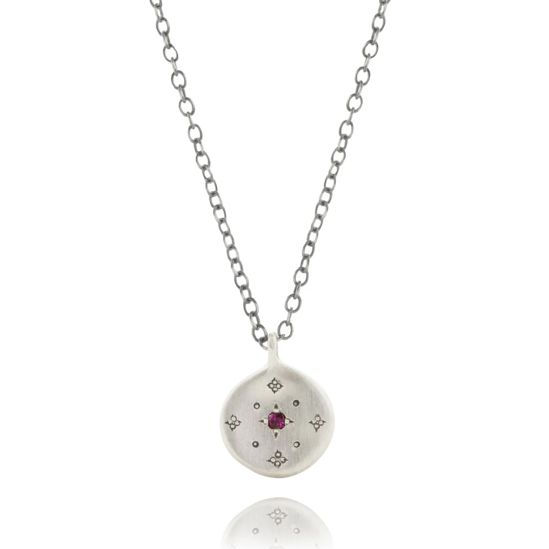 New Moon Charm Pendant Necklace