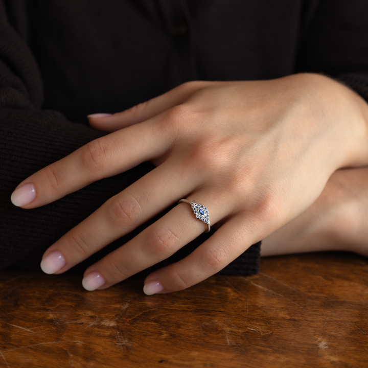 Midnight Spark Ring