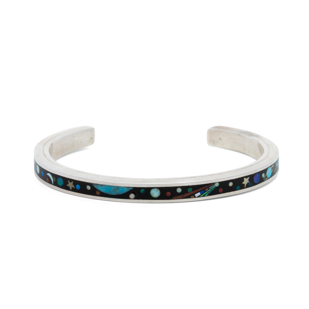 Medium Galaxy Stone Inlay Cuff