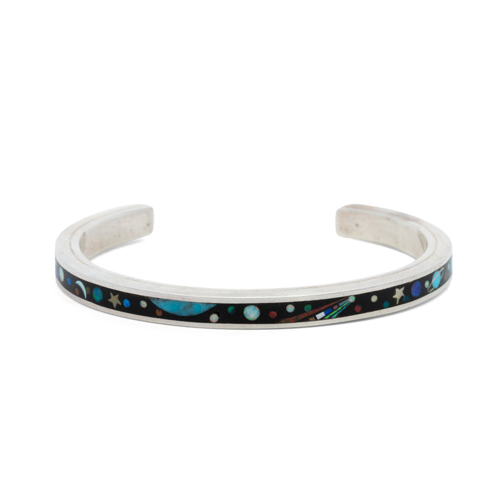 Medium Galaxy Stone Inlay Cuff