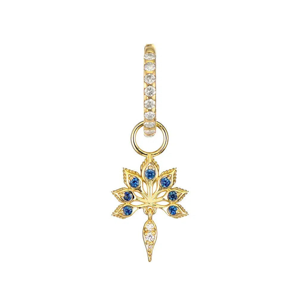 Tiny Peacock Charm