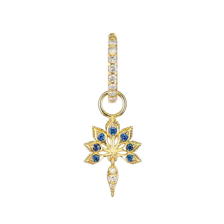 Tiny Peacock Charm