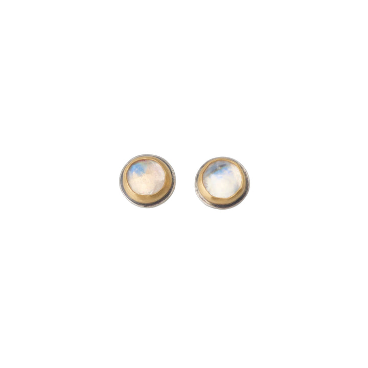 Moonstone Post Earrings