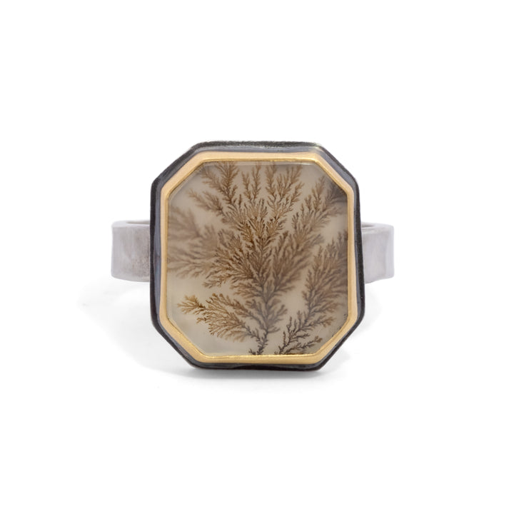 Dendritic Agate Ring