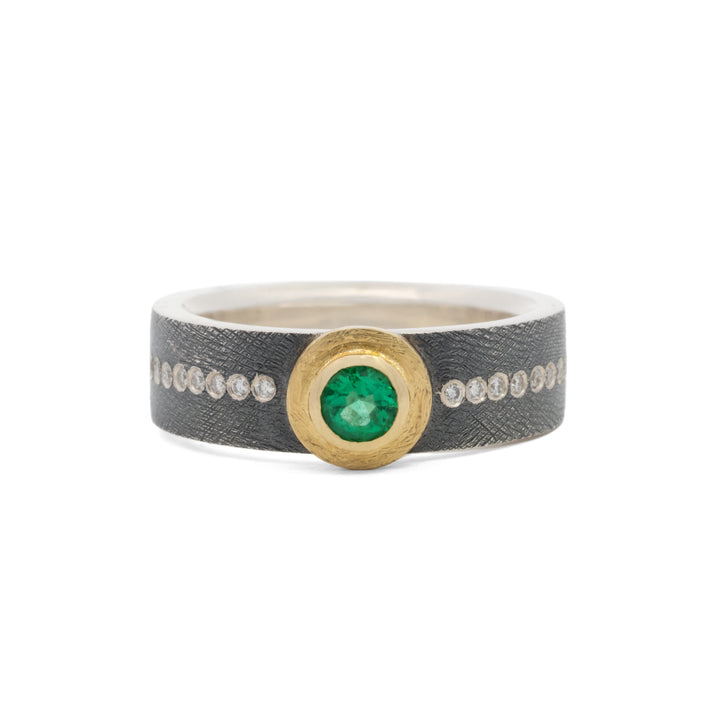 Trunk Show Junia Plus Emerald Ring