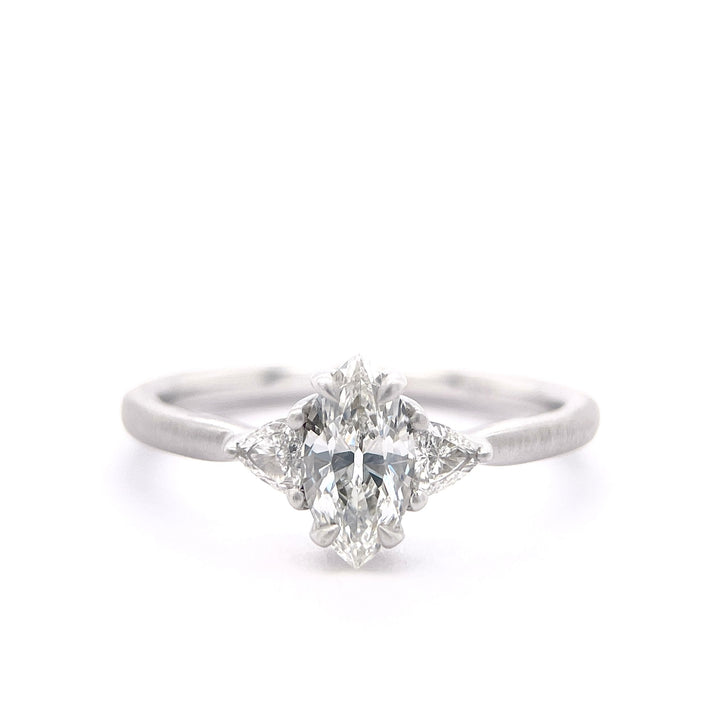 Marquise + Trillion Cut Diamond Ring