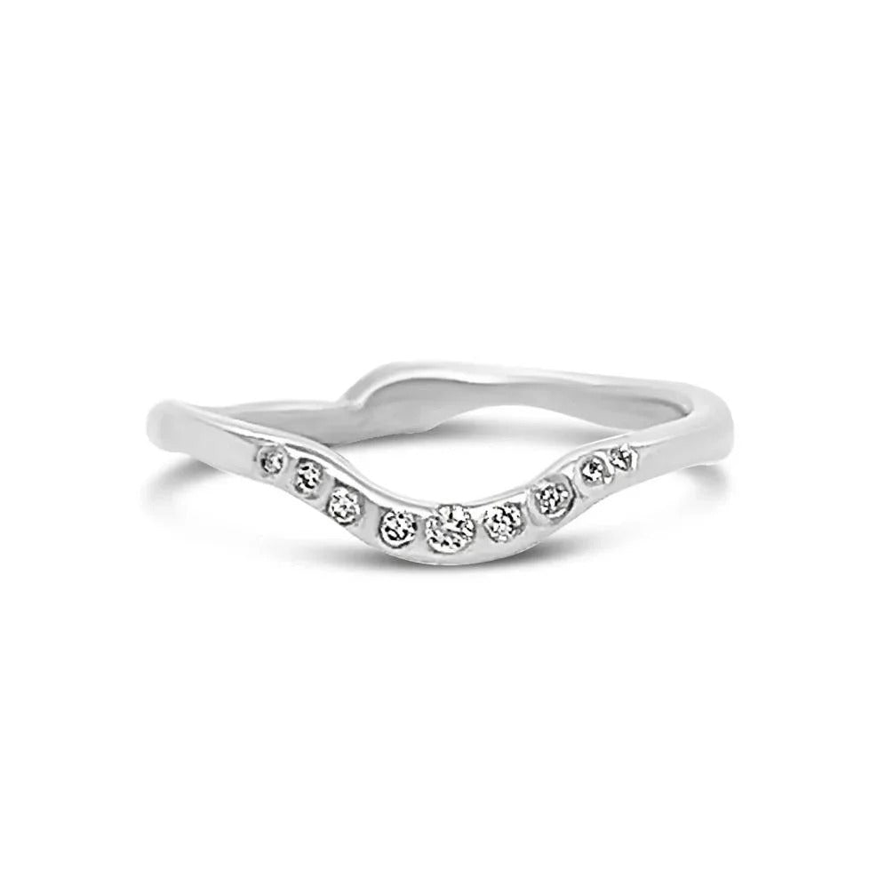 Flush Set Halo Ring