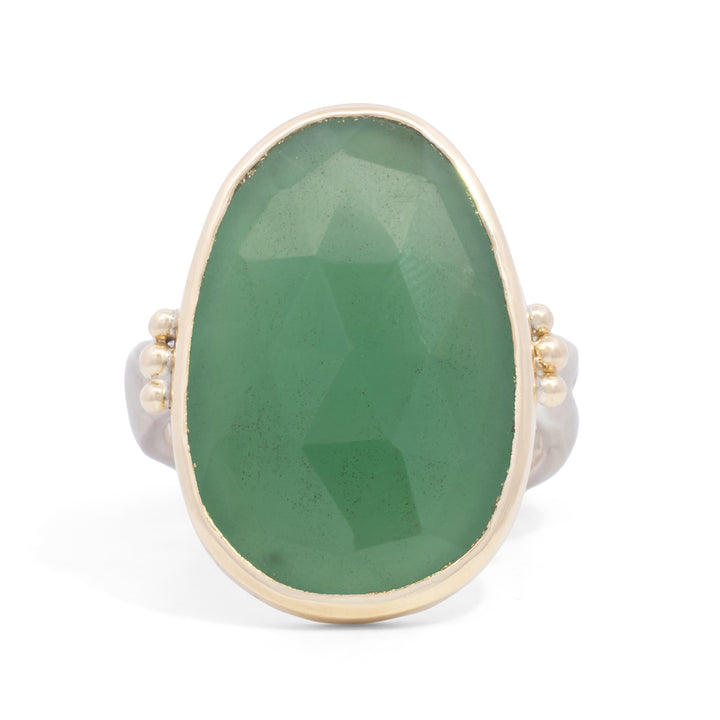 Green Amethyst Ring