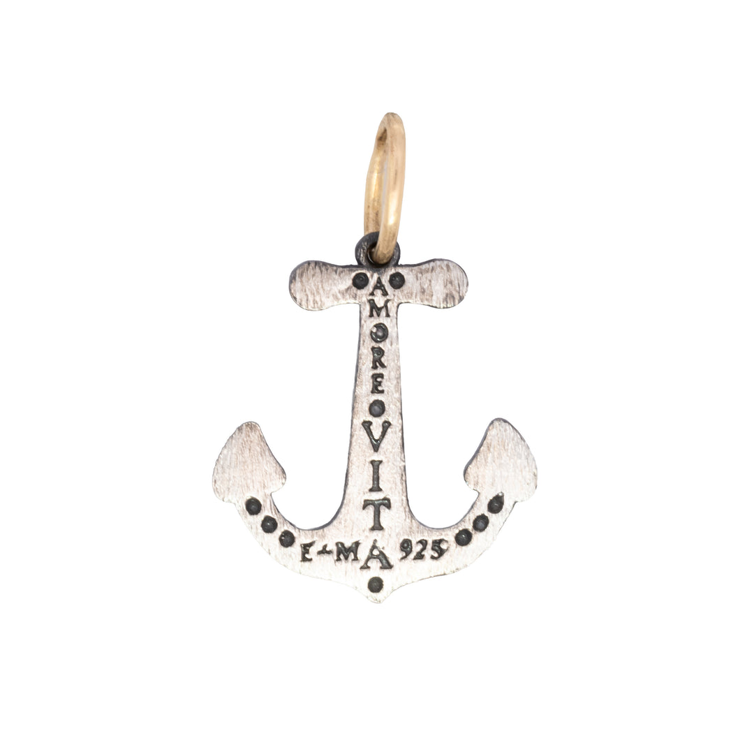 Baby Diamond Anchor Charm