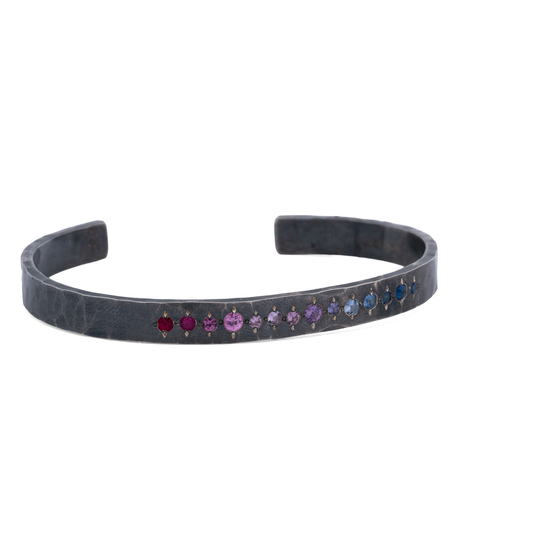 Sapphire Stream Cuff Bracelet