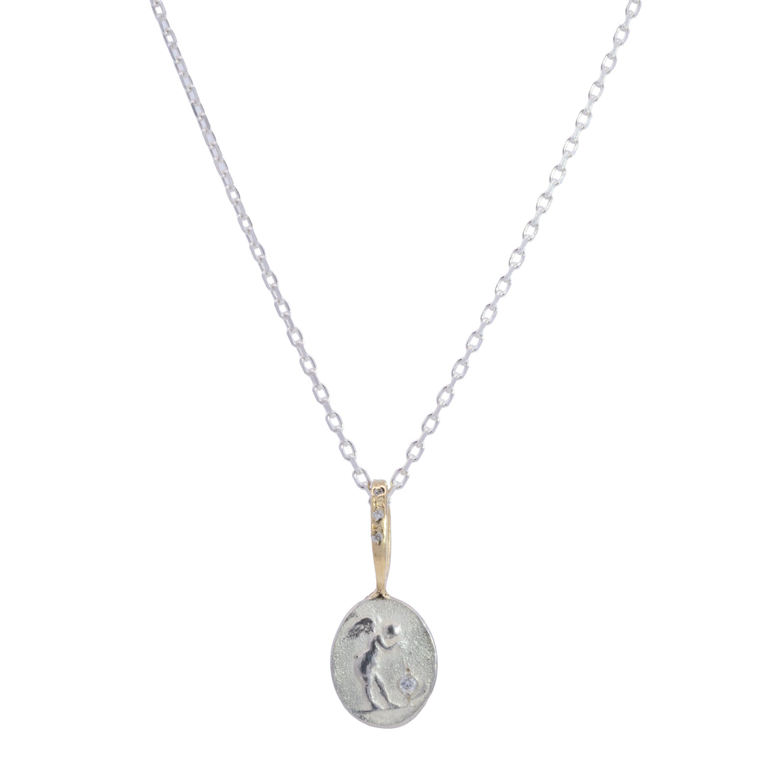 Tiny Cherub Artifact Necklace