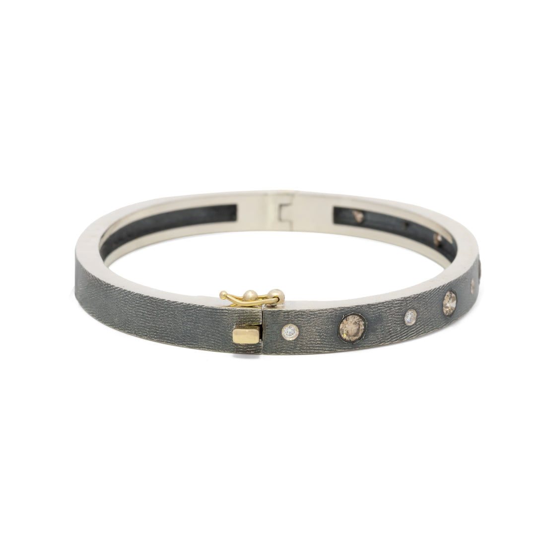 Trunk Show 6 mm Melia Champagne & White Diamond Bracelet