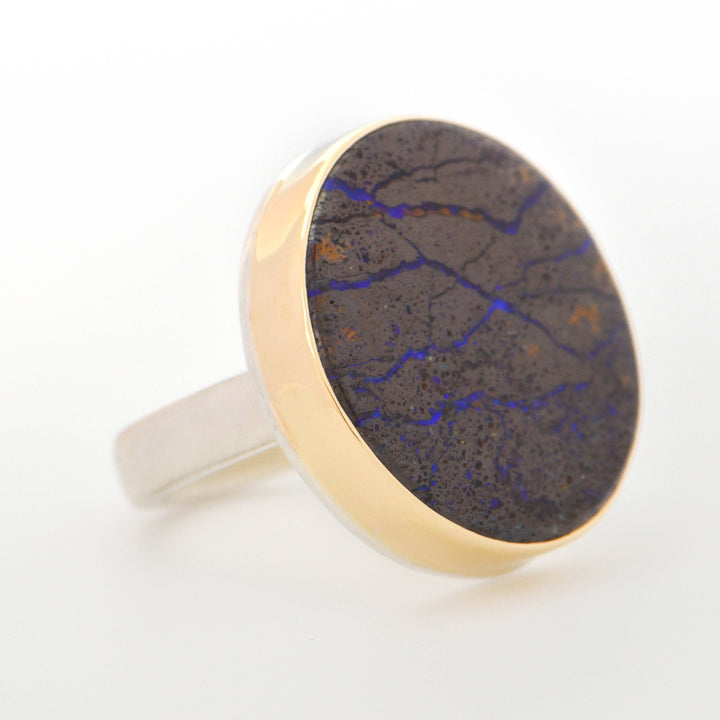 Boulder Opal Ring