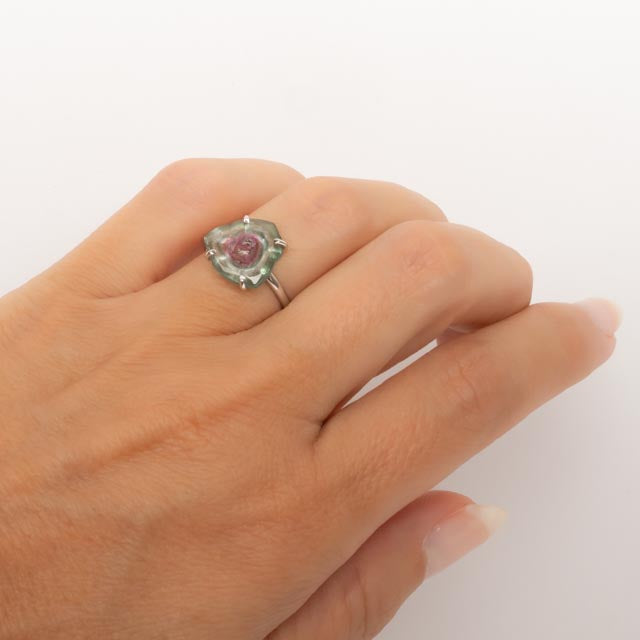 Prong Set Watermelon Tourmaline