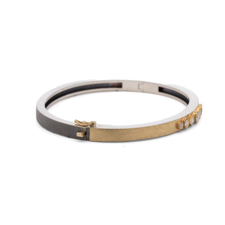Petra 4 mm Bezel White Diamond Bracelet