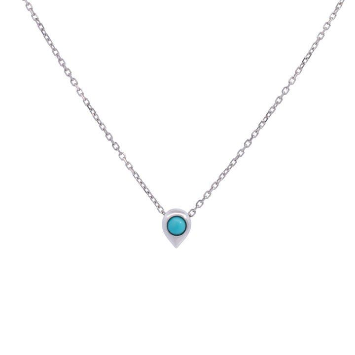 Birth Stone Teardrop Gemstone Bead