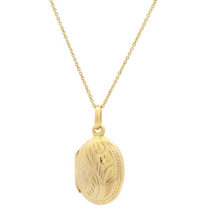 Oval Mystic Locket Necklace
