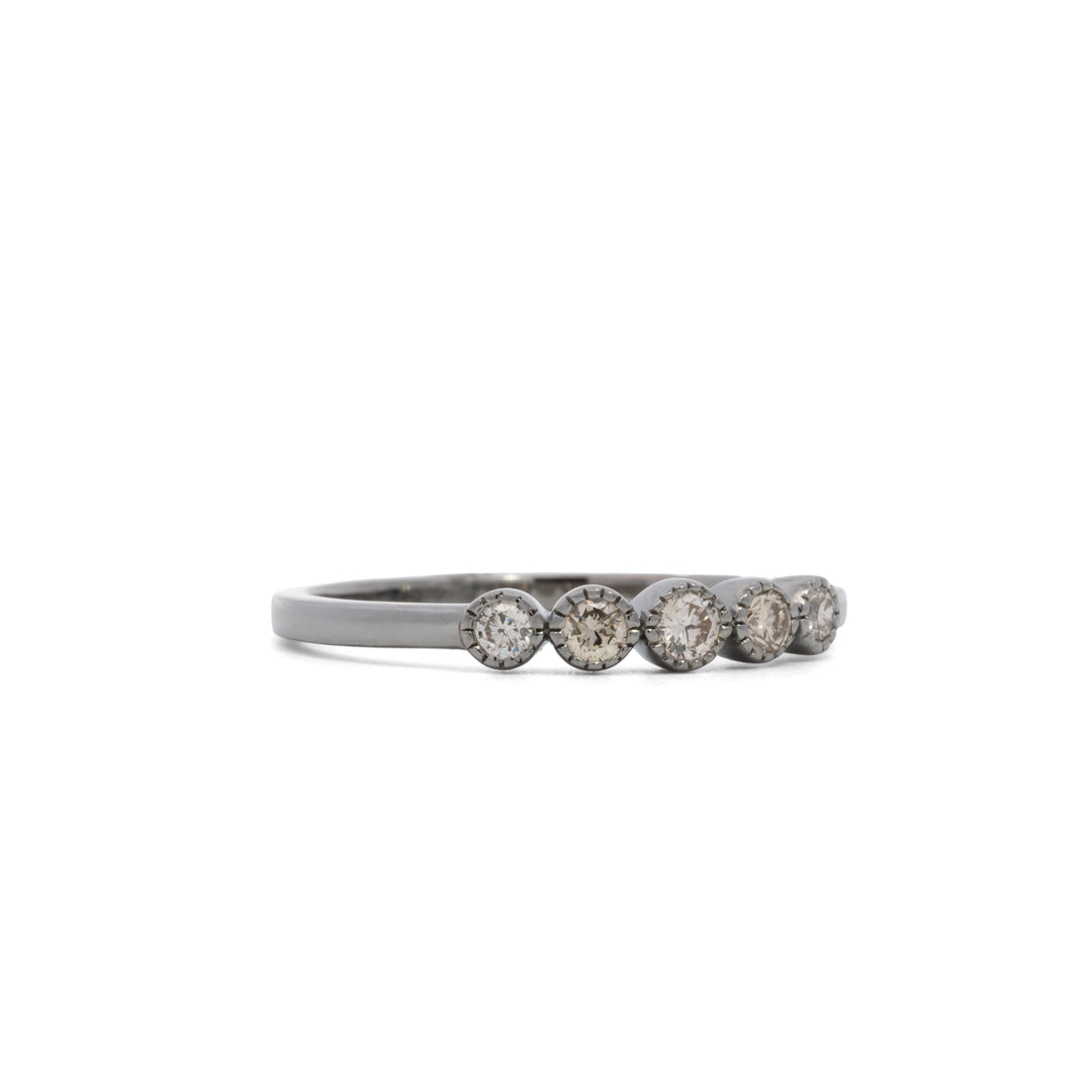 Five Bezel Diamond Ring