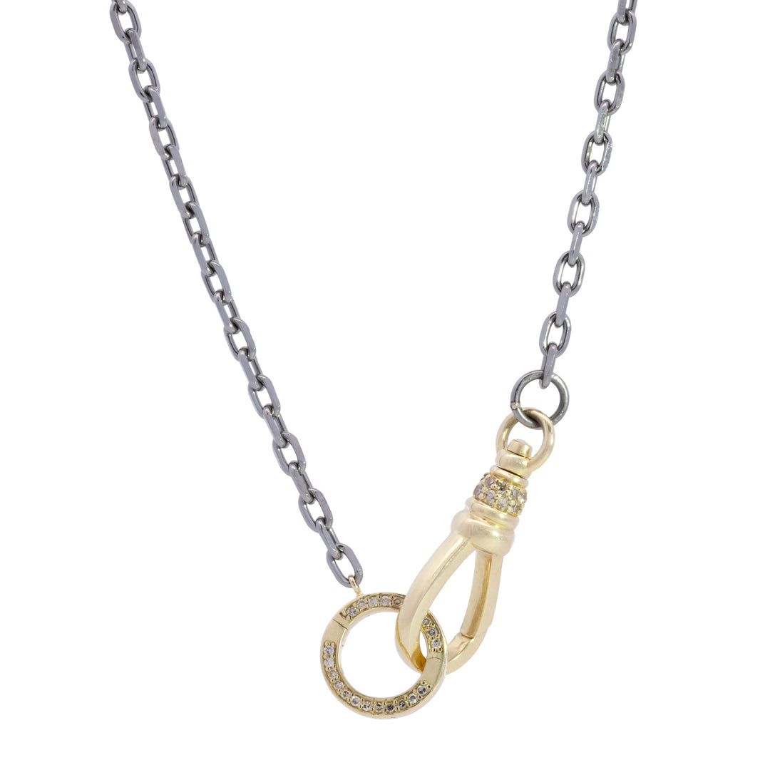 Two Tone Swivel Clasp Necklace