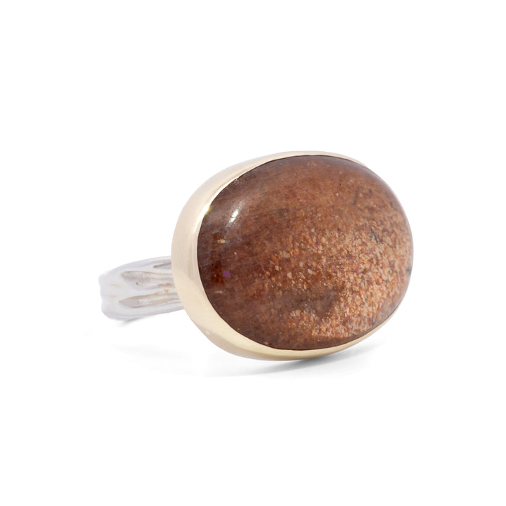 Indian Sunstone Ring