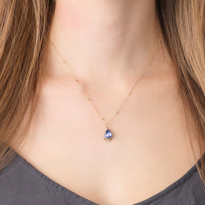 Blue Sapphire Necklace