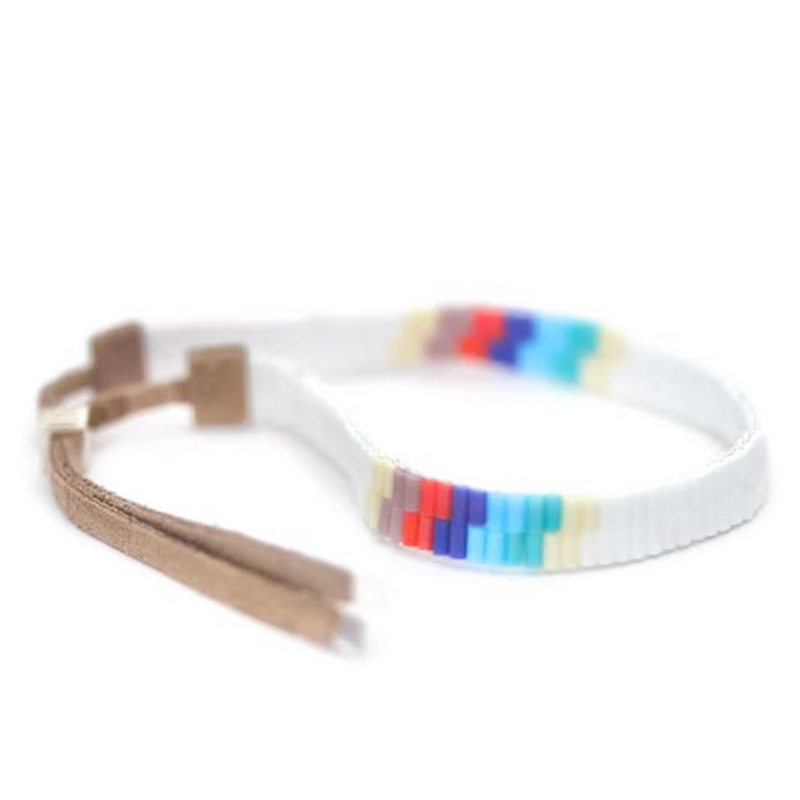 Bolt White Bracelet