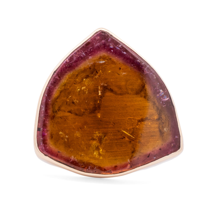 Watermelon Tourmaline Ring