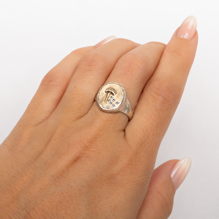 Mushroom Signet Ring
